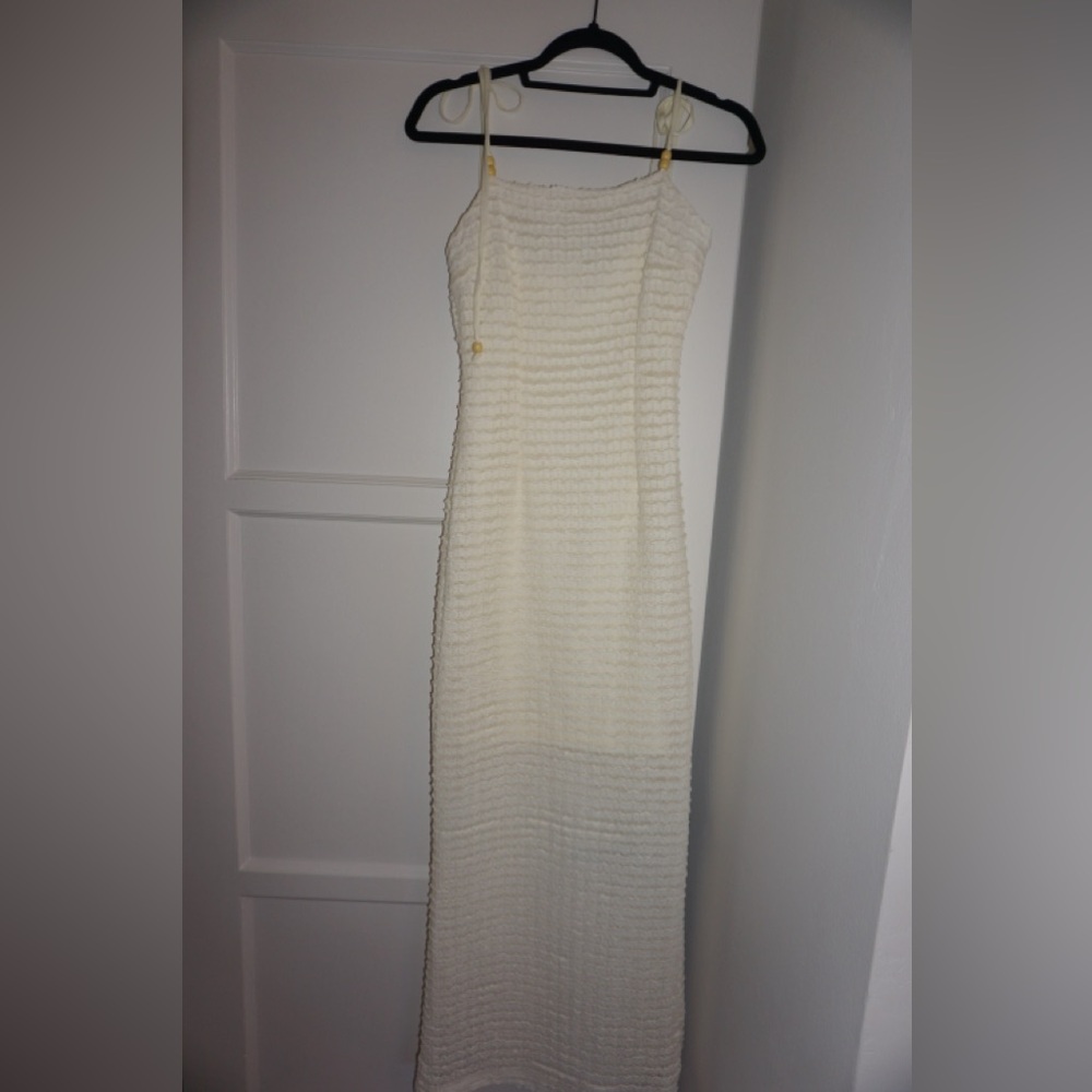 Chic Cream Maxi Dress